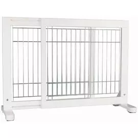 Барьер-загородка Trixie деревянная белая для собак (65-108 х 61 см, Белый)