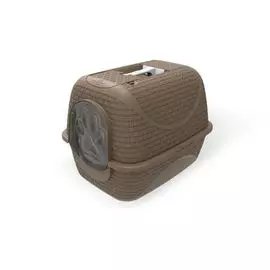 Био-туалет Bama Pet Prive' коричневый для кошек (42 х 50,5 х 39,6 см, Коричневый)