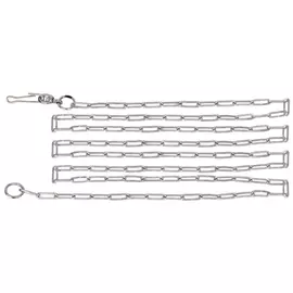 Цепь Triol привязочная с карабином (3мм*2,8м, Металлик)