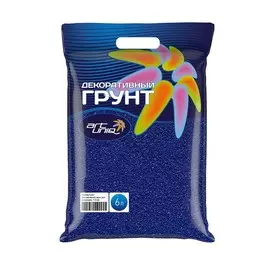 Цветной грунт ArtUniq Color Ultramarine Ультрамарин 1-2 мм для аквариума (6 л (9 кг))