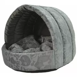 Домик Homepet велюр эстрада серый для животных (44 х 44 х 36 см, Серый)