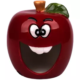 Домик КерамикАрт Яблочко для грызунов (9,5 х 9,5 х 11 см)