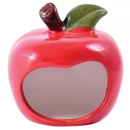 Домик КерамикАрт Яблоко для грызунов (8х7х9 см)