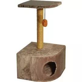 Домик-когтеточка Дарэлл угловой с полкой