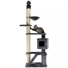 Домик-когтеточка Trixie Tizian серый для кошки (220 - 240 см, Серый)