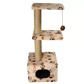 Домик-когтеточка Зооник с 2-мя площадками