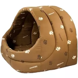 Домик мягкий Дарэлл "ЛУКОШКО" для животных (42 х 36 х 32 см, Коричневый)