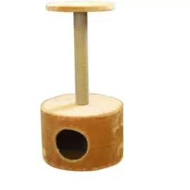 Домик Вака Круглый Н(к) для кошек (40 х 80 см, Коричневый)