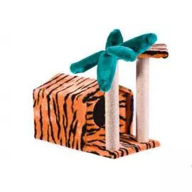 Домик Вака тропический Н для кошек (75 х 40 х 50 см, Оранжевый)