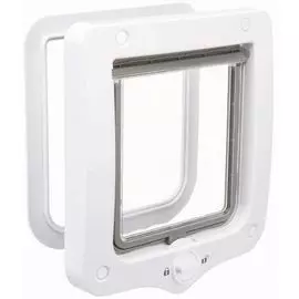 Дверца 2-Way белая для кошки (20 х 22 см, Белый)