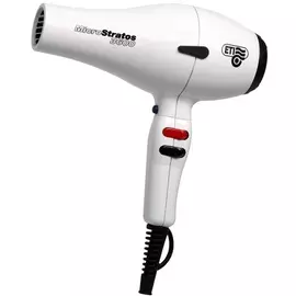 Фен ETI Micro Stratos 3600, 2400 ватт, белый (21 х 22 х 6 см, Белый)