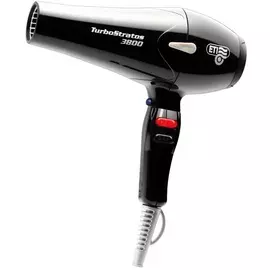 Фен ETI Turbo Stratos 3800, 2400 ватт, черный (21,5 х 24,5 х 6 см, Черный)