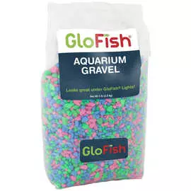 Гравий GloFish Розовый, зеленый, голубой с GLO вкраплениями для аквариума (2,26 кг)