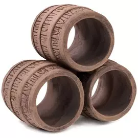 Грот Laguna Три бочонка терракота для аквариумов (10,5 х 5,8 х 10,5 см)