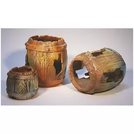 Грот Zooexpress Иж Бочка БК1 для аквариума (9,5 x 9,5 x 9,5 см)