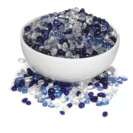 Грунт Laguna акриловый белый, синий для аквариумов (400 г)