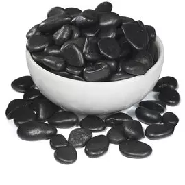 Грунт Laguna галька речная черная для аквариумов (2 кг (5-10 мм))