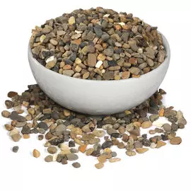 Грунт Laguna темно-коричневый меланж для аквариумов (2 кг (6-9 мм))