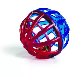 Игрушка Beeztees Мяч-погремушка сетчатый для кошек (4 см, В заказе будет случайный цвет)