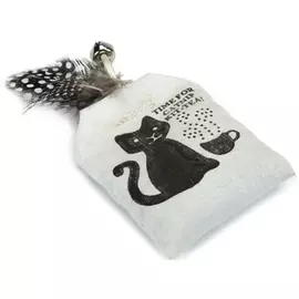 Игрушка Beeztees Подушечка с кошачьей мятой для кошек (8см, серый)