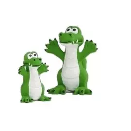 Игрушка Beeztees Зеленый крокодил для собак (12 см)
