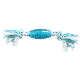 Игрушка Canine Clean Регби синтетическая резина с канатом для собак (25 см, )