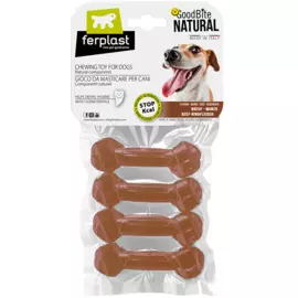 Игрушка Ferplast Goodbite Natural Beef Bone кость съедобная со вкусом говядины для собак (XS)