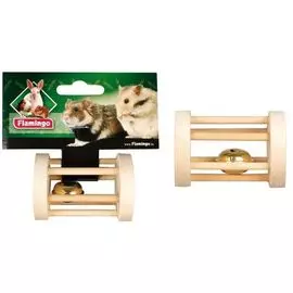 Игрушка Flamingo трещотка с колокольчиком для грызунов (7 x 5 см,)