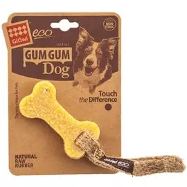 Игрушка GiGwi 75317 Кость из эко-резины для маленьких собак (11 см)