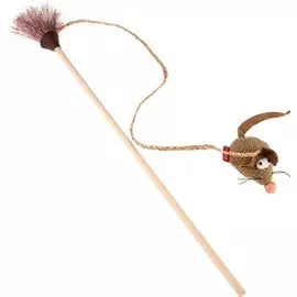 Игрушка GiGwi 75449 Eco Line Дразнилка с мышкой для кошек (51 см)