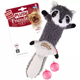 Игрушка GiGwi Plush Friendz Шкурка енота с пищалками (37 см, )