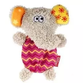 Игрушка GiGwi Plush Friendz Слон с пищалкой (13 см, )