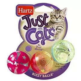 Игрушка Hartz Bizzy Balls для кошек, 3 шт