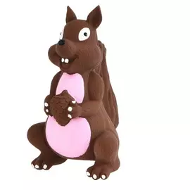 Игрушка Homepet Белка с пищалкой латекс для собак (15 см, )