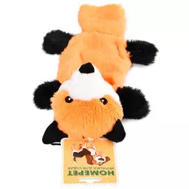 Игрушка Homepet лиса с пищалкой и шуршащим эффектом плюш для собак (43 х 16 см,)