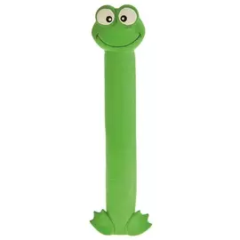 Игрушка Homepet Лягушка-ростомер с пищалкой латекс для собак (29x8x4 см, )