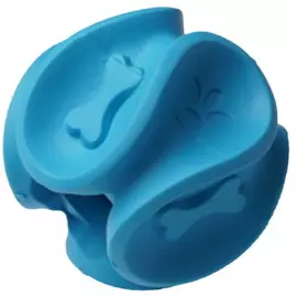 Игрушка Homepet Silver Series мяч фигурный для чистки зубов синий для собак (Ø 5,8 x 5,2 см, Синий)