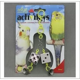 Игрушка JW Pet Dice Toy Кубики зеркальные с колокольчиками для птиц