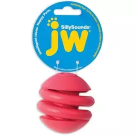 Игрушка JW Silly Sounds Spring Ball для собак (7 см, )