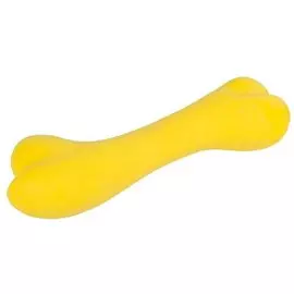 Игрушка Каскад Кость плавающая термопластичная резина для собак (18 см, Желтый)