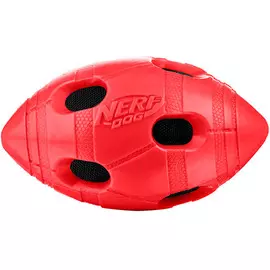 Игрушка Nerf Мяч для регби хрустящий для собак (15 см, В ассортименте)