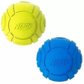 Игрушка Nerf Мяч рифленый для собак 2 шт (6 см, )
