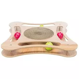 Игрушка-трек Trixie с картонной когтеточкой для кошек (35 х 4 х 35 см)