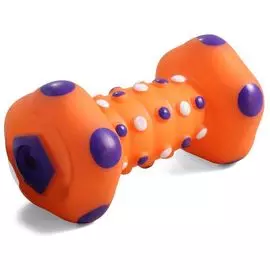 Игрушка Triol Гантель со звуком из винила для собак (165 мм,)
