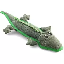 Игрушка Triol Крокодил для собак (39 см, Серый)