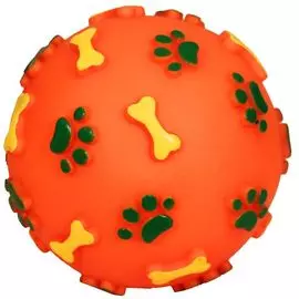 Игрушка Triol Мяч с лапками и косточками из винила для собак (Ø 110 мм,)