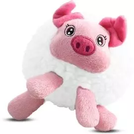 Игрушка Triol Свинка плюшевая для собак (13 см, )