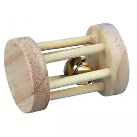 Игрушка Trixie Барабан для грызунов из натурального дерева (3,5 х 5 см, )