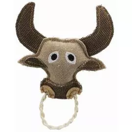 Игрушка Trixie Бык с верёвочным кольцом для кошек (16 см)