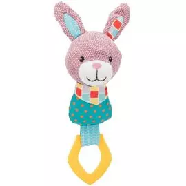 Игрушка Trixie Junior Кролик с кольцом для собак (23 см)